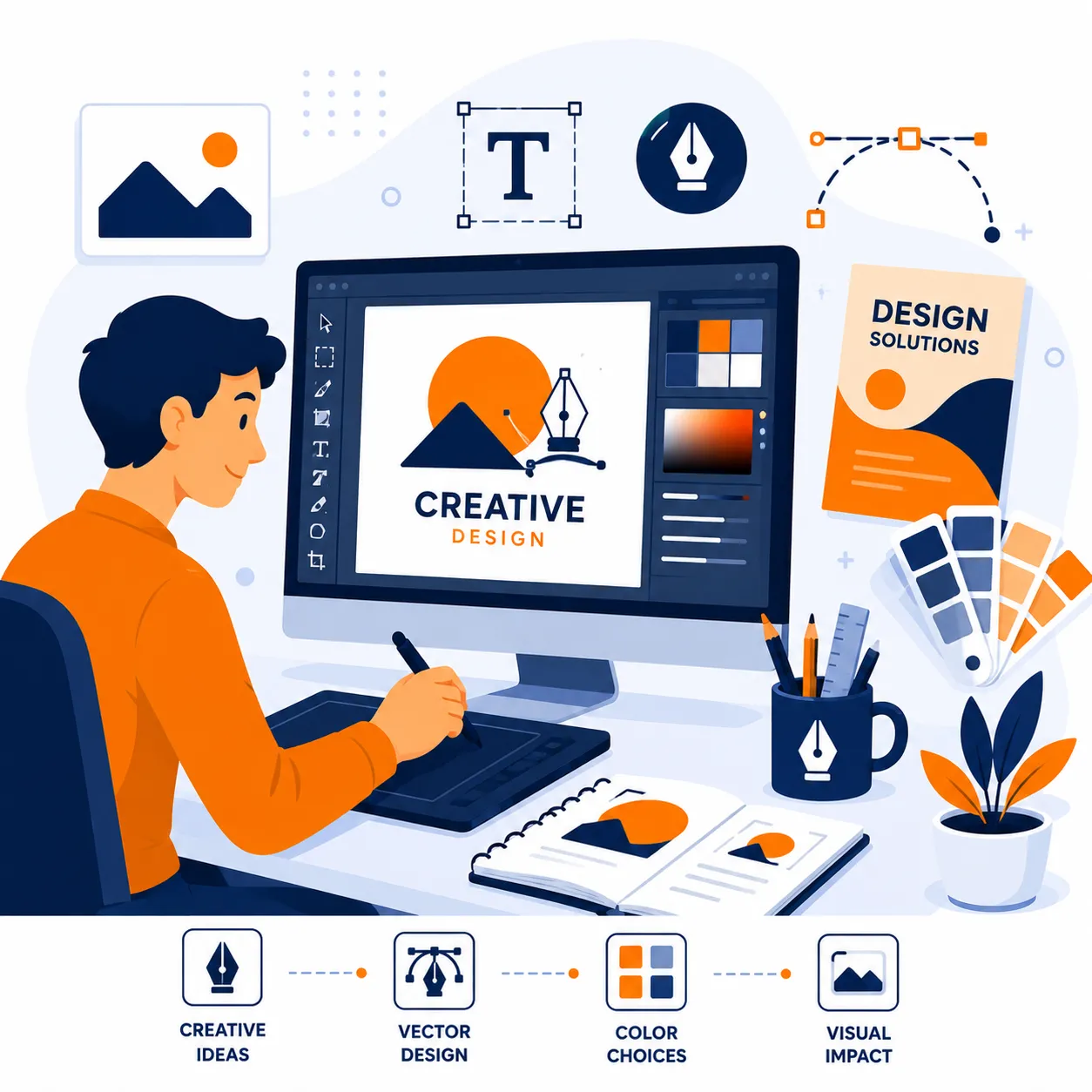 Graphics Design showcase – social templates, print materials, brand visuals